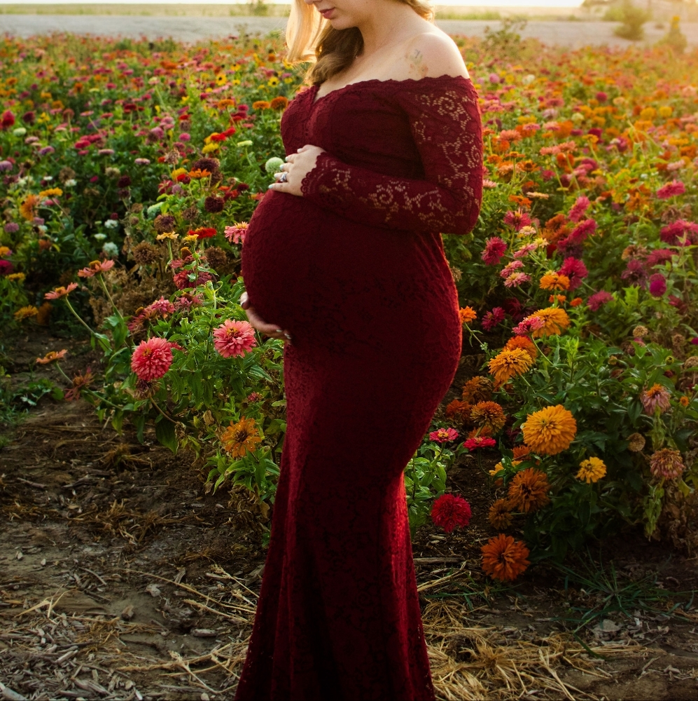 Lace Maternity Dress